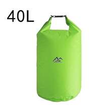 Floating Waterproof Dry Bag Backpack 5L/10L/20L/40L/70L, Roll Top Sack Keeps Gear Dry For Camping, Hiking Beach, Fishing, Swimming Rafting Kayak River Trekking Bags - 綠色 - 查看 4