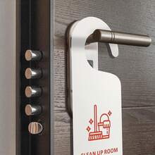 EstiloLetrero De No Molestar Para Puerta, Doble Cara, Pvc, 21.5 X 8.5 Cm, Para Hoteles, Oficinas, Dormitorios, FáCil De Colgar Y Quitar, Ideal Para PrivacidadVersióN Mejorada - 1 - Ver 5