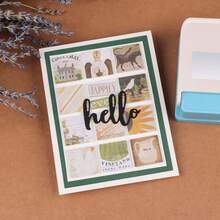 Square Hole Punch, 1 Inch Craft Lever Paper Punches, Portable Manual Square Stamp Craft Puncher For Crafting Card Making Supplies, DIY Projects, Gifts,Stationery, Greeting Cards Arts Fun Project - 彩色 - 查看 7