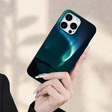 Funda de Teléfono Compatible con iPhone 17 Air/16e/15/14/13/12/11, Pro, Pro Max, Plus, Funda Suave de Borde Recto Clásico, Cámara de Gran Agujero + Botón de Ventilación, Múltiples Colores Disponibles, Adecuada para Hombres y Mujeres - Negro - Ver 5