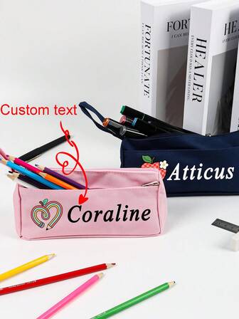 Personligt pennfodral, skolmaterial, julklapp till barn, barnpresent, tillbaka till skolan