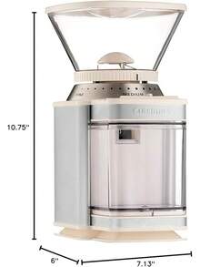 Cuisinart DBM-8 Molino para Café 18 niveles : Hogar y Cocina - Crema - Ver 6