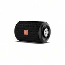 Newmine Altavoz Bluetooth BT32: conexión Bluetooth estable, admite unidad flash USB/tarjeta SD, batería de larga duración, controlador dinámico, diseño portátil, escucha multimodo, negro. - Negro - Ver 7