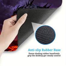 1pc Extra Large Thick Non-Slip Gaming Mouse Pad, Fashionable Minimalist Pattern, Edged Design Durable, Suitable For PC, Office Desk And Home Use, Multiple Sizes Available, Enhance Desktop Comfort. Made Of High-Density Rubber Base, Stable And Non-Slip, Smooth Surface For Precise Mouse Tracking, Cartoon, Minimalist, Landscape Mouse Pad - Black and White - View 7