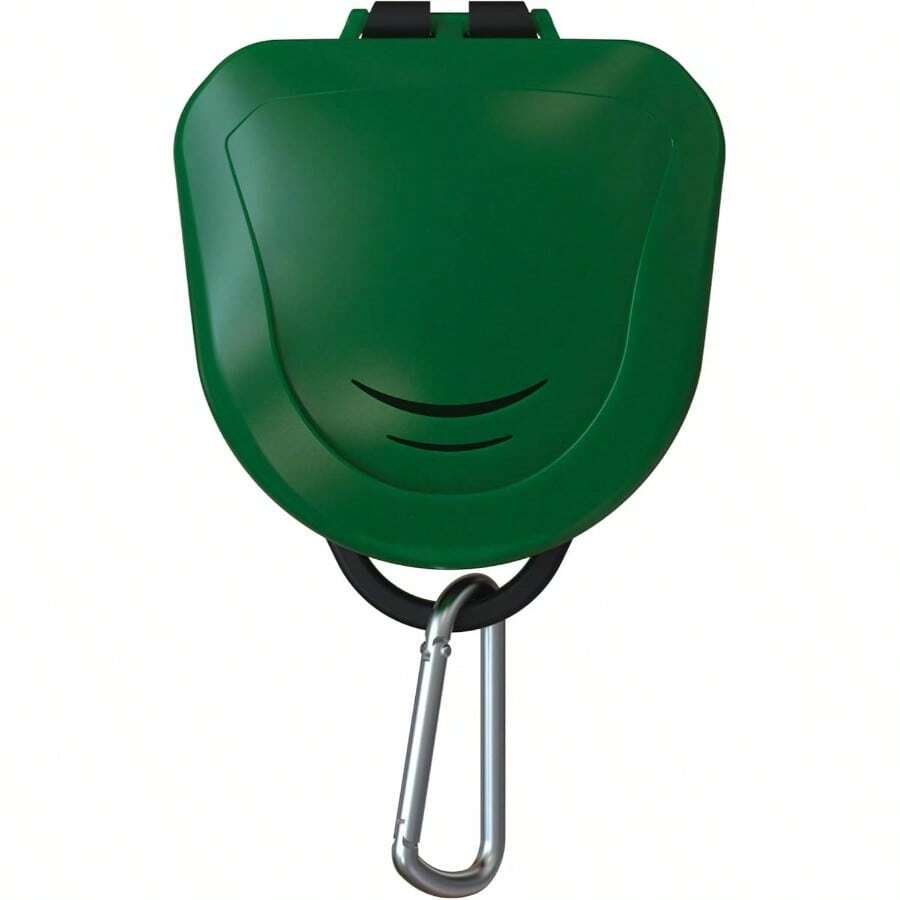 Ventilated Protective Mouth Guard Case Black - Green - View 1