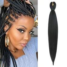 Braiding Hair Pre Stretched 26Inch Pre-Stretched Braiding Hair EZ Braid Yaki Texture Nthetic Hair Extensions For Crochet Box Braids - Multicolor - View 12