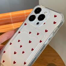 Funda a prueba de golpes Funda para teléfono - Una funda protectora diseñada para la serie  16, con un soporte para tarjetas y la capacidad de insertar tarjetas y fotos. También es compatible con los modelos de  15, 14, 13, 12 y 11, e incluye una funda transparente suave, ligera, delgada y a prueba de golpes. - 1 pieza - Ver 10