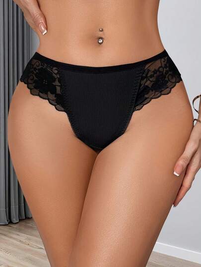 Women's Elegant French Lace Patchwork Comfortable Panties