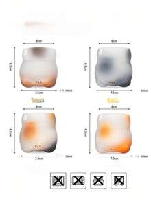 Taza de vidrio hecha a mano con caja de regalo de posavasos con gato, decoración del hogar y la cocina, regalo de cumpleaños y festivo lindo, taza de café, taza de gato mascota linda, taza de bebida - Multicolor - Ver 2