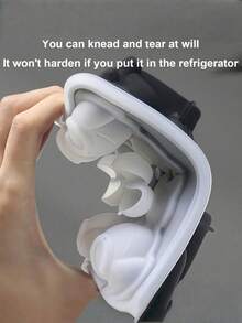 1pc 4-Hole Ice Cube Tray, Cute Cat Shaped Ice Maker, Reusable Ice Trays For Freezer, Flexible Silicone Ice Molds - Multicolor - View 8