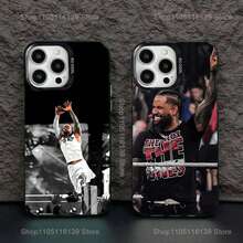 Funda de teléfono J-Jey Uso YEET para 17,16,15,14,13,12,11,Pro,Max,Plus, cubierta mate negra a prueba de golpes - z4 - Ver 1