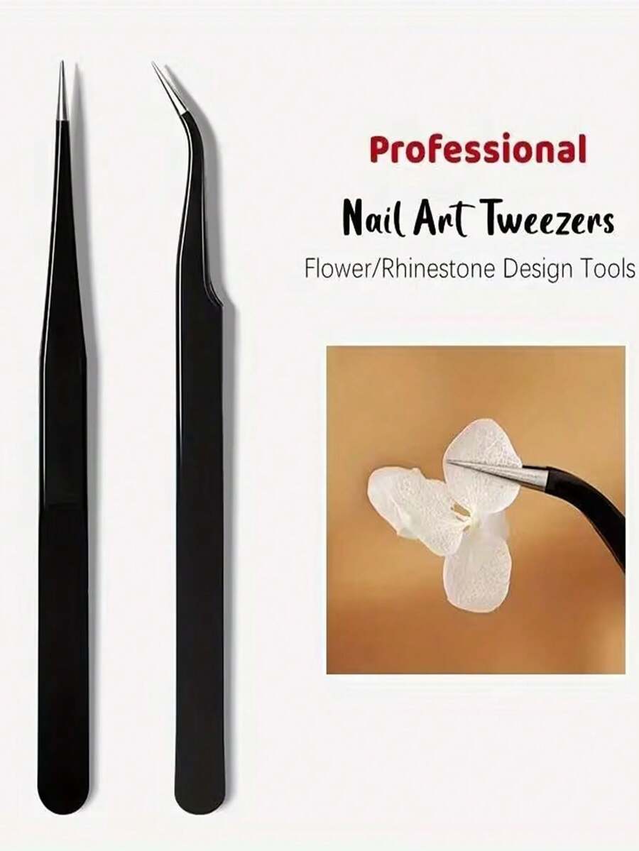 1个不锈钢睫毛夹，假睫毛夹，睫毛夹，眉夹 - 彩色 - 查看 1