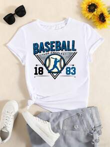 1883 Women's Short Sleeve Casual Style Graphic Design T-Shirt, Summer Clothes, Suitable For Parties, Sporting Events, Holidays, Sports Outings And Other Festive Gifts. - 黑色 - 查看 5