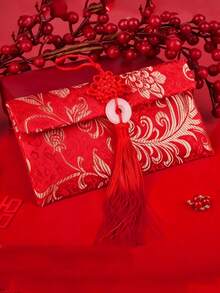 礼品信封，圣诞节现金/红包，烫金设计派对/节日/新年/家庭/朋友红包，红包，适合中国新年装饰、赠送红包和独特收藏品，红色节日红包，可装现金、礼物、小礼物 - 派对和家居装饰 - 兼容大多数标准邮筒，节日信封设计，精美节日图案，高品质印刷 - 彩色 - 查看 9