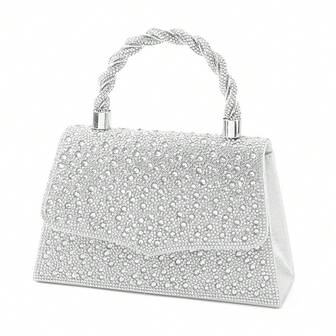 LIKEBAG New Shining Luxury Rhinodiamond Handbag Ladies Dinner Dress Advanced Elegant Hand Bag Chain Crossbody Exquisite Women's Bag