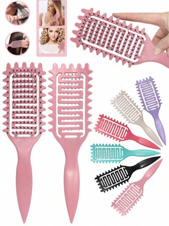 แปรงผมหยิก, แปรงกำหนดลอน, แปรง, หวีจัดแต่งทรงผมหยิก EdgeLift รุ่นใหม่ปี 2025