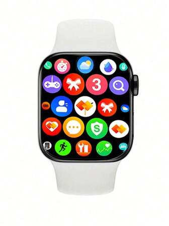 1.85" HD Curved Color LED Screen Smart Watch For Women, Supports Multi-Language, Full Touch Screen, Built-In Music Player, Calling, Notifications And Games, 200mAh Large Battery