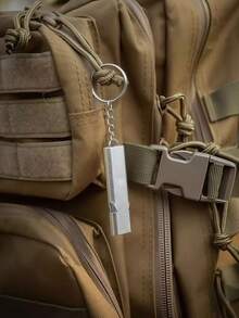 Gwizdek survivalowy i ratunkowy 2 w 1, aluminiowy gwizdek survivalowy o podwójnej częstotliwości do nagłych wypadków, płaski aluminiowy gwizdek survivalowy o podwójnej częstotliwości, gwizdek do szkolenia gołębi, gwizdek sędziowski, dwururowy aluminiowy gwizdek survivalowy - Zobacz 3