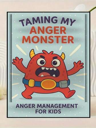 Handbok i ilskehantering: En guide till kognitiv beteendeterapi (KBT), med avrivbara sidor, mindfulness-aktiviteter och självregleringstekniker, lämplig för tonåringar och vuxna - en färgillustrerad bok om ilskekontroll.