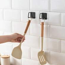 1 PC Kitchen Drain Rack, Sponge Rack, Household Sink Cloth Rack, Countertop Cloth Rack, Sponge Drain Rack, Storage Rack, Suitable For Kitchen Storage And Cleaning Tools, Making The Kitchen Clean And Tidy - Black - View 4