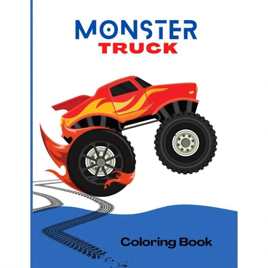 Truck Coloring Book: Coloring Book Ages 5 - 9 - inicial - Ver 1