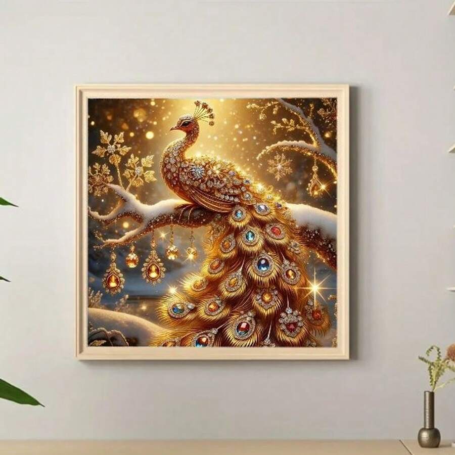 5D Full Round Diamond Painting Mosaic DIY Home Decor Craft, Creative Handmade, Decorate Your Home, Release Stress, Relax Your Mind, Suitable For Home Wall Decoration - Ideal Holiday Gift - Multicolor - View 1