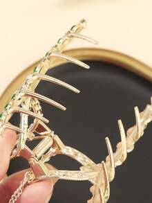 1Pc Ancient Tassel Hair Clips Grip Clip Large Back Of The Plate Hair Hair Claw Hair Accessories Fashion Hair Clutch