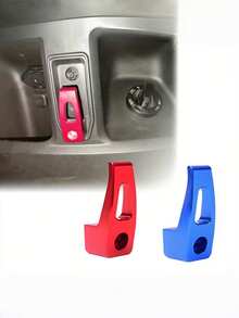 1个摩托车脚踏挂钩，电动自行车/踏板车配件，铝合金阳极氧化挂钩，通用前置挂钩，摩托车配件，黑色/蓝色/红色/银色/钛色可选