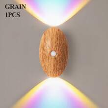 Luz de pared LED con sensor inteligente, lámpara de pared con sensor de movimiento interior inalámbrica, luz nocturna a batería, diseño adhesivo, giratoria, portátil, fácil de instalar, temperatura de color y brillo ajustables, adecuada para pasillos, baños, dormitorios, cocinas, armarios, escaleras, entradas, mesitas de noche, mesas, armarios, decoración del hogar, decoración de la sala de estar, luz con sensor de movimiento, lámpara de mesita de noche, luz LED, luz inalámbrica - Efectos de luz de neón - Ver 17