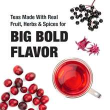 Tiesta Tea - Cranberry Hibiscus Rooibos Tea, Fireberry, Loose Leaf, Herbal Blend With Hibiscus, Cranberry, Currants &Amp; Rooibos, Enjoy Hot Or Iced, 17oz Resealable Pouch, 25 Cups - ColorA - 查看 5