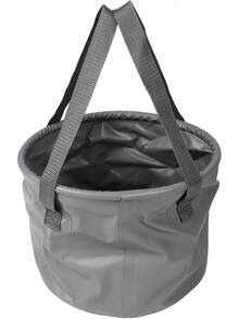 cubeta plegable, tela de malla de PVC gruesa de 10 l y 20 litros, cubeta plegable de gran capacidad de carga, contenedor de agua plegable ligero para pesca, jardinería, lavado de coches (20 litros) - 1 - Ver 10