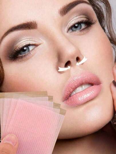 780pcs Disposable Transparent Invisible Fine Nose Strips, Shrink Pores, Thin And Elastic, Invisible Double Eyelid Tape, Create A Natural And Beautiful Eye Makeup Look. Can Be Used For Makeup, Home Decoration, Dressing Table, Travel, Bedroom, Facial Treatment And Beauty Salon, Etc., And Is An Essential Makeup Product.