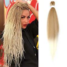 Braiding Hair Pre Stretched 26Inch Pre-Stretched Braiding Hair EZ Braid Yaki Texture Nthetic Hair Extensions For Crochet Box Braids - Multicolor - View 50