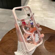 Funda de teléfono magnética de color macaron creativa y linda para mascotas, adecuada para 16/ 16pro/ 16promax/ 16plus/ 15/ 15pro/ 15promax/ 15plus/ 14/ 14pro/ 14promax/ 14plus/ 13/ 3pro/ 13promax/ 12/ 12pro/ 12promax/ 11/ 11pro/ 11promax - Negro - Ver 6