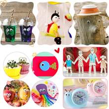 [500/525/1000 件] 黑色活动眼珠，夜光 DIY 眼珠，玩具自粘式活动眼珠，手工 DIY 配件眼珠，手工粘土工艺用品，多种尺寸：6 毫米、7 毫米、8 毫米、9 毫米、10 毫米、12 毫米、15 毫米混合包装 - 彩色 - 查看 8