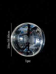 1/34件套浅蓝色和米色气球派对装饰套装，包含心形和圆形乳胶气球，适用于氦气充气派对、婚礼、生日 - 柔和的蓝色和米色派对用品（不含氦气） - 彩色 - 查看 7