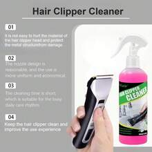 H4Cacle Dung dịch vệ sinh và bảo dưỡng máy cắt tóc, dung dịch làm sạch máy cạo râu, làm sạch nhanh, loại bỏ vết dầu mỡ và mùi hôi, hương hoa nhài, chống gỉ sét. - H101 - Xem 8