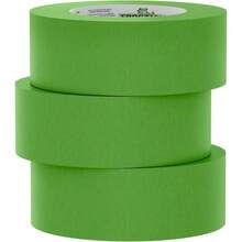 Multi - Surface Painter's Masking Tape, 48 Mmx 55 Meter, Green, 3 Rolls - 3 Rolls, 1.88" X 60 Yds + 3 Rolls, 1.88" X 60 Yds + Tape - View 8