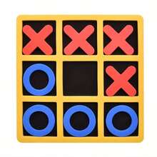 1pc OX Chess Interactive Leisure Chessboard Game, Fun Educational Game Suitable For Children And Adults - Multicolor - View 1