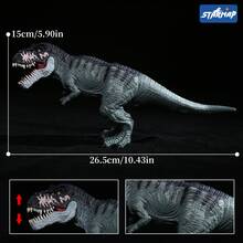 巨型恐龙玩具套装，逼真巨型恐龙玩具，适合3-5岁男孩 - 儿童生日恐龙礼物 - 栩栩如生的恐龙玩具模型，寓教于乐 - 带有手工涂绘细节的巨型恐龙模型