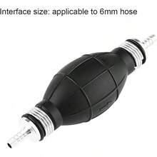 EstiloBomba de combustible, línea universal de montaje de la bomba de de goma y aluminio Bombilla de cebado manual Gasolina Gasolina Para embarcación de motor Fuera de borda marina(12mm)Versión mejorada - 6 mm - Ver 3