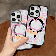 Funda de teléfono Macaron con fuerte atracción magnética, diseño lindo para 15 16 Promax 14 Plus 13 Promax 12 11 Plus XR y XS series 8 - Blanco - Ver 3