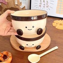 Cute Foot Underglaze Ceramic High-Quality Single-Person Ramen Bowl, Snail Rice Noodle Bowl Tableware Set - Multicolor - View 7