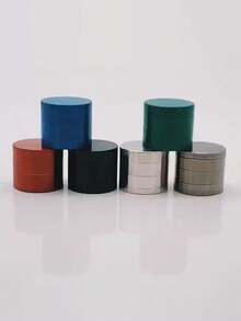 1 Piece Of 4-Layer Alloy Grinding Tool - High-Quality Metal Multifunctional Grinding Tool - Compact Home Decoration - Holiday Gift Set, Anniversary Celebration, Business Gift, , 1pc Four Layer Black Metal Grinder, Available In Various Sizes, Convenient, Fast, And Easy To Use, Suitable For Family Or Travel Use, Is The Perfect Gift For Family And Friends - Multicolor - View 9