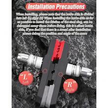 Robust Hard Wearing Rubber Blocks MTB Bicycle V-Brake Pads For MTB Linear Pull V Clamp Braking 73mm V-Brake Pads