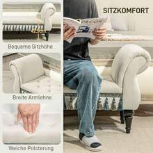 Bedroom Benches - Beige - View 6