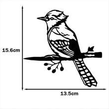Metal Bird Garden Decor - Bird Plaques Outdoor Art, Patio & Backyard Decorations - Garden Gifts For Women - Multicolor - View 2