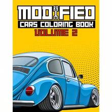 Modified Coloring Book Volume 2: JDM, Retro Sport Car Illustrations Adults and Car Coloring Books - inicial - Ver 2