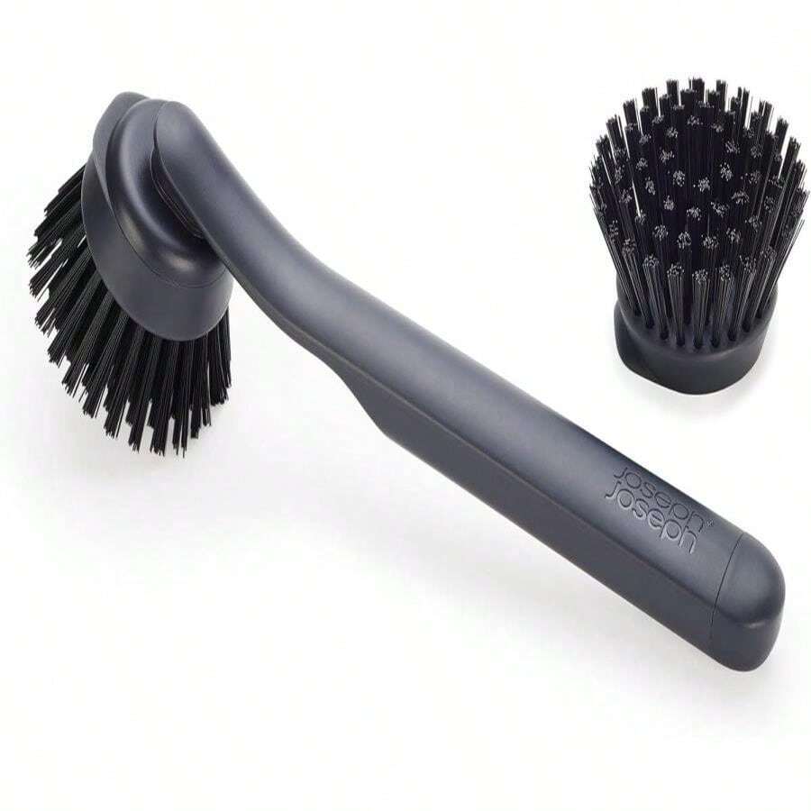 Joseph Joseph SinkTech Dish Brush With Replacement Head, Durable Bristles, Easy To Replace - ColorA - 查看 1