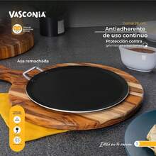 Comal con Antiadherente de Aluminio 26 cm – Color Negro - 1 - Ver 6